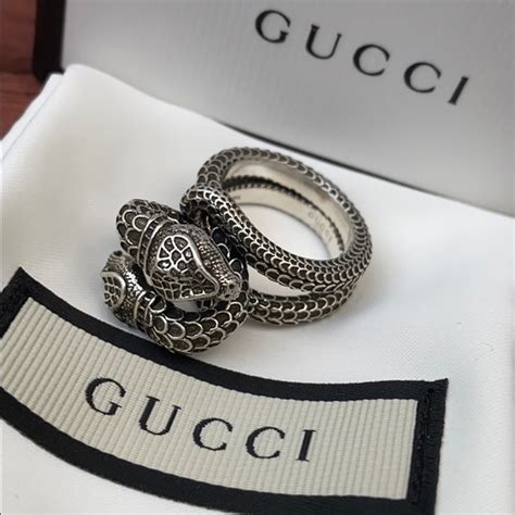 gucci fashion rings for women|gucci snake ring women's.